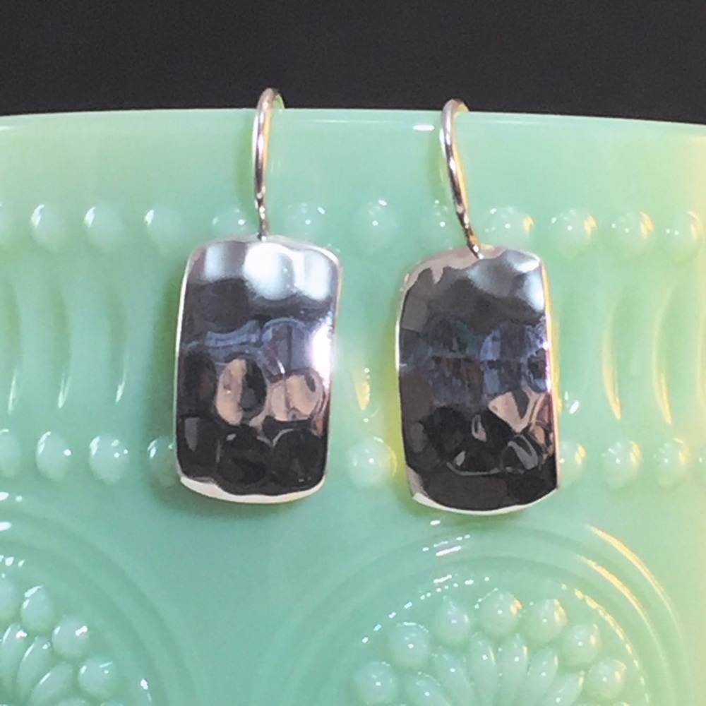 Silpada hammered sterling silver earrings
